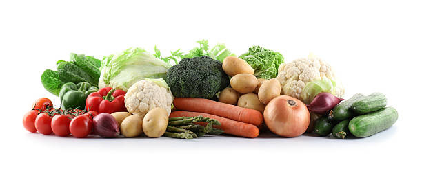 Green vegetables and potatoes in a bowl